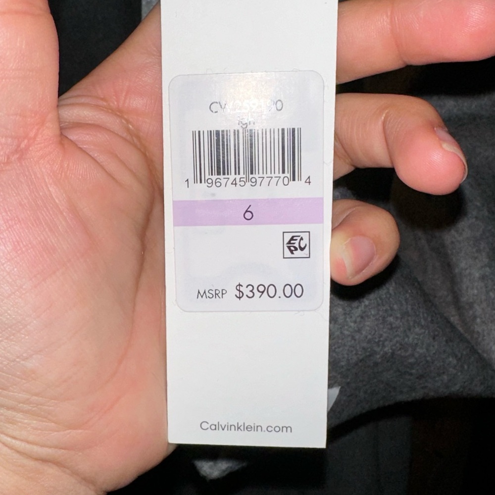 Calvin Klein coat // color: Gray // size 6T I am 5’3”